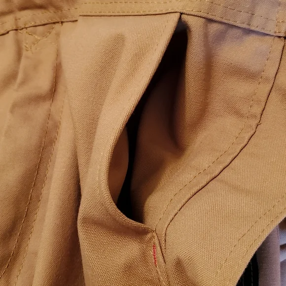 Men's Insulated Blended Duck Bib Overall Size Small Red Kap - Picture 9 of 16